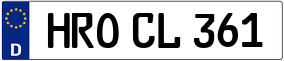 Truck License Plate